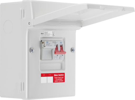 BG Fortress CFUFS100 100A Switch Fuse 1P+N Complete with 100A,80A & 63A Fuses - westbasedirect.com
