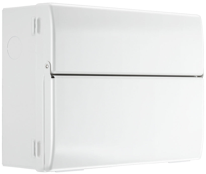 BG CFUSWP610A 12 Module 10 Way Metal Populated Consumer Unit + 100A Main Switch, 6x Type A RCBOs - westbasedirect.com