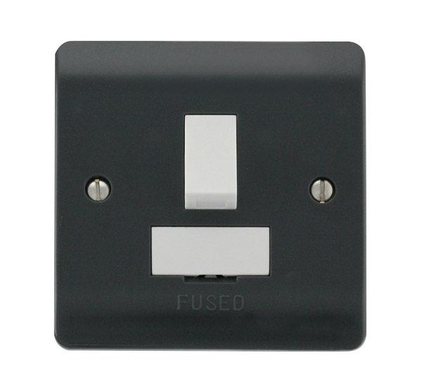 Click Mode CMA651AG Part M 13A DP Switched Fused Connection Unit - Anthracite Grey - westbasedirect.com