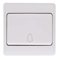 Click Mode CMA828 White Moulded 10AX 1 Gang 2 Way Wide Rocker Retractive Switch