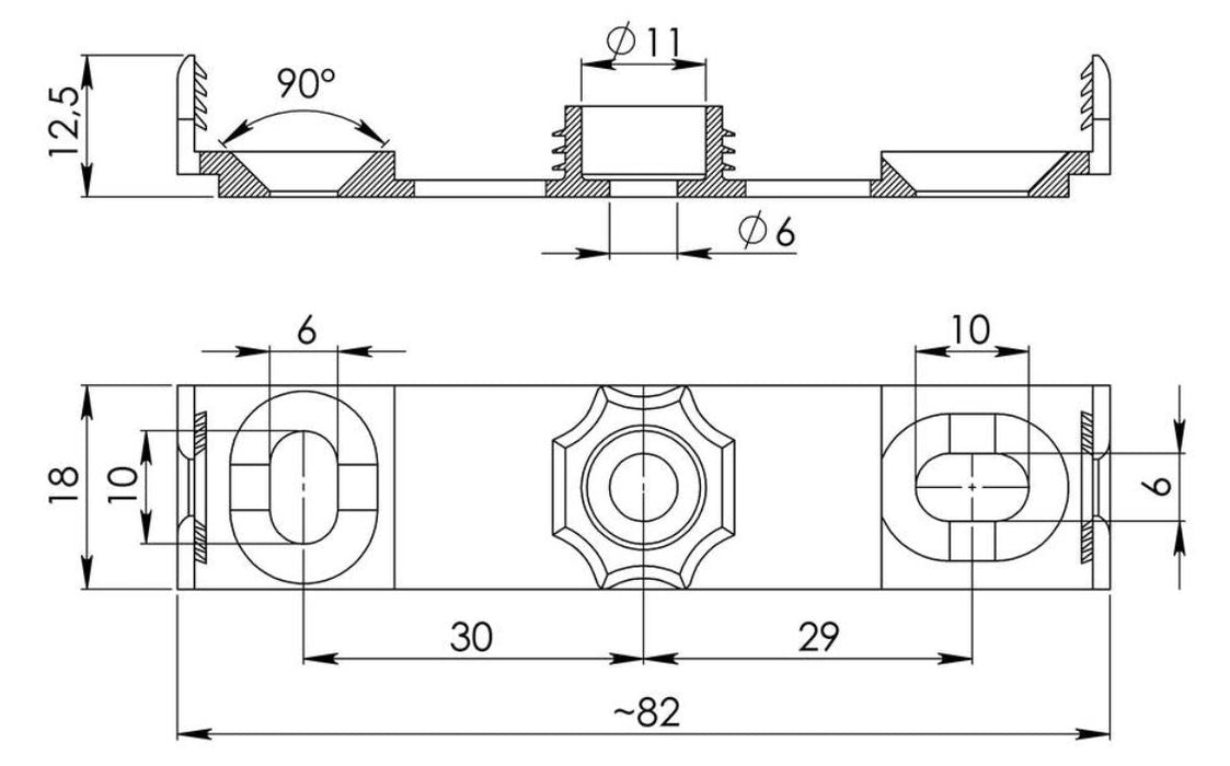 Wiska 10106193 COMBI 407/4SDKF5 Junction Box + 4x 5 Way Push-In Terminal Block - White - westbasedirect.com