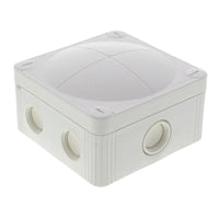 Wiska 10106193 COMBI 407/4SDKF5 Junction Box + 4x 5 Way Push-In Terminal Block - White