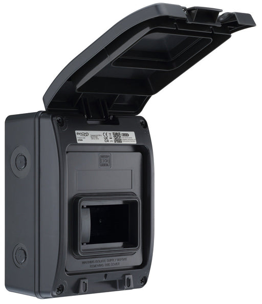 BG CP55G 5 Module IP66 Weatherproof Grey Plastic Empty Enclosure - westbasedirect.com