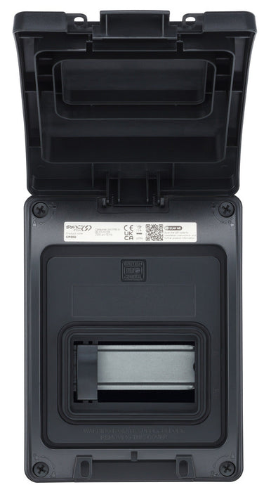 BG CP55G 5 Module IP66 Weatherproof Grey Plastic Empty Enclosure - westbasedirect.com