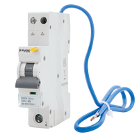 Click Elucian CU1RCBON6B 1 Pole + Switched Neutral True 6kA B Curve 6A RCBO 30mA Trip (Type A)