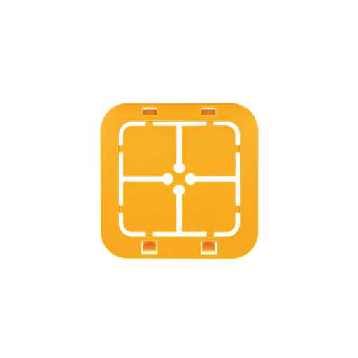 Click Elucian CUCEPS 59mm x 59mm Consumer Unit Knockout Cable Entry Plate - Small (Pack 5) - westbasedirect.com