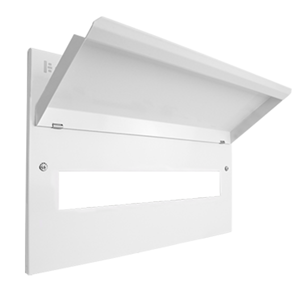 Click Elucian CUEB18FL 18 Way Metal Consumer Unit Flush Lid & Spacers - westbasedirect.com