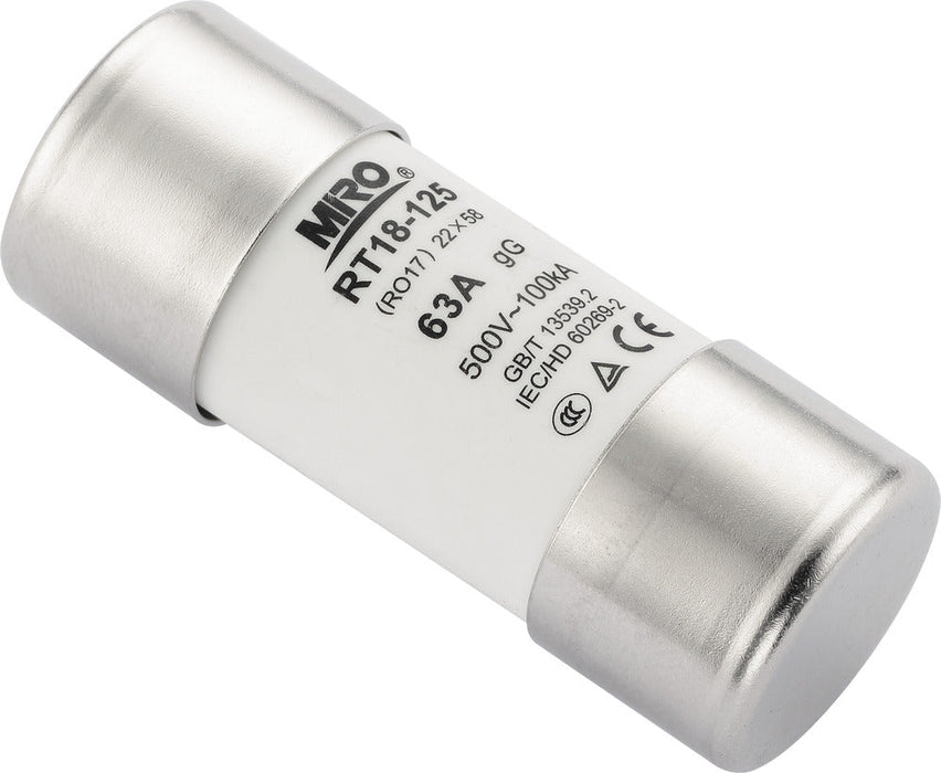 BG CUF63 63A 22mm x 58mm Cartridge Fuse - westbasedirect.com