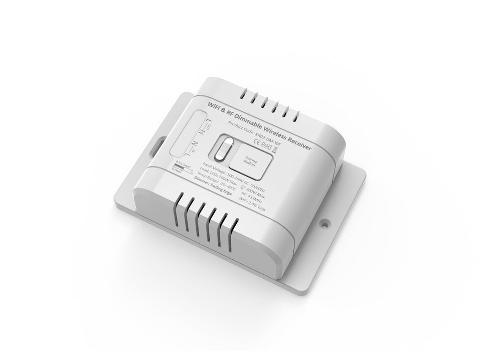 Forum CUL-40040 Culina 1 Channel Smart Tuya RF & Wifi Kinetic Dimmer IP20 White - westbasedirect.com