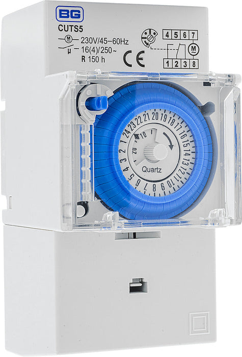 BG CUTS5 3 Module Timer Analogue 24hr - westbasedirect.com