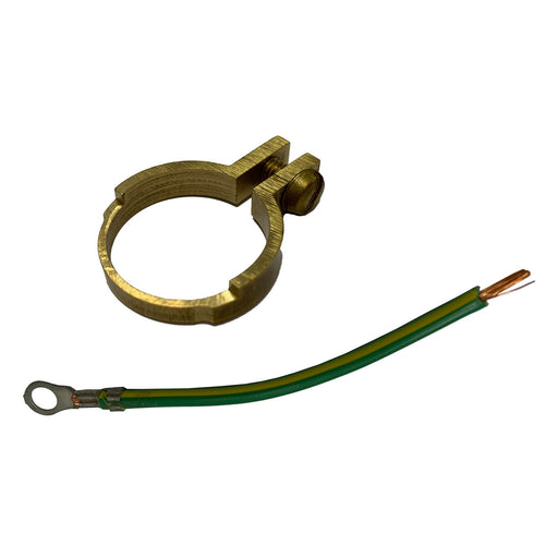 Wiska E-NUT20 COMBI M20 Brass Earthing Nuts c/w Earthing Lead & Screws (5 Pack) - westbasedirect.com