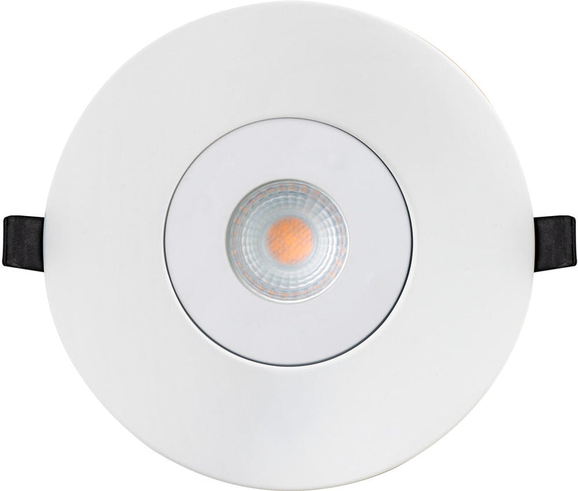Luceco EFTBZAPWH FType Downlight Adapter Plate - Matt White - westbasedirect.com