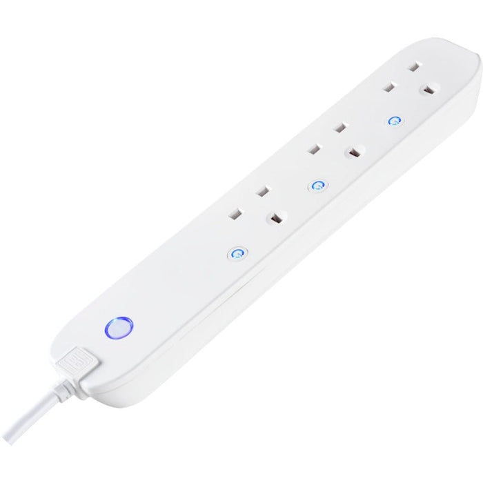 BG EHC31 3 Socket 1m 13A Smart Extension Lead White - westbasedirect.com