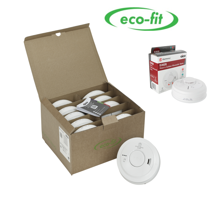 Aico EI3028EF Mains Power Multi-Sensor - Heat & CO with Audio/ Smart Link & 10yr+ Lithium cells (10 pack) - westbasedirect.com
