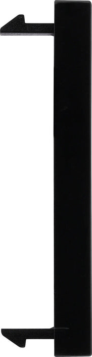 BG EMBLK1B Euro Module Blank Plate (1pcs) - Black - westbasedirect.com