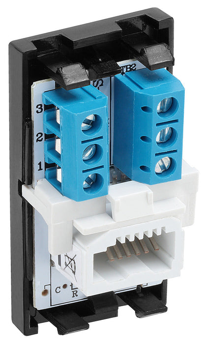 BG EMBTSSB Euro Module Telephone BT Slave (Screw) - Black - westbasedirect.com