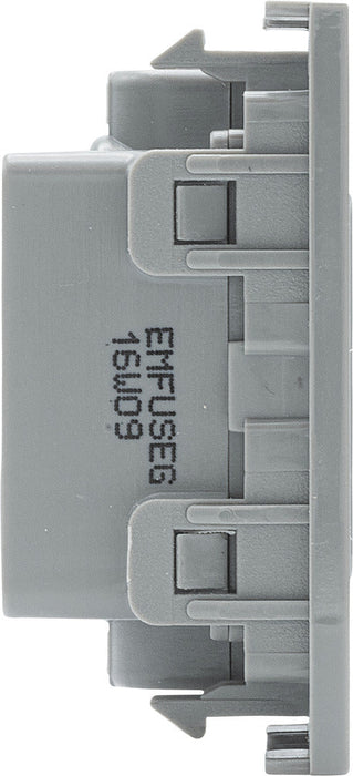BG EMFUSEG Euro Module 13A Fused Module - Grey - westbasedirect.com