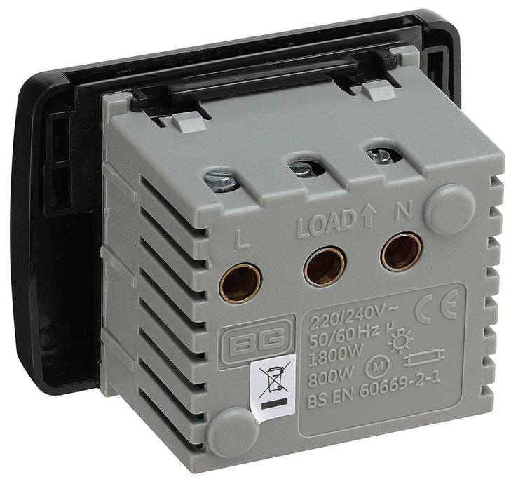 BG EMKYCSB Euro Module 16A Key Card Switch (50 x 50) - Black - westbasedirect.com