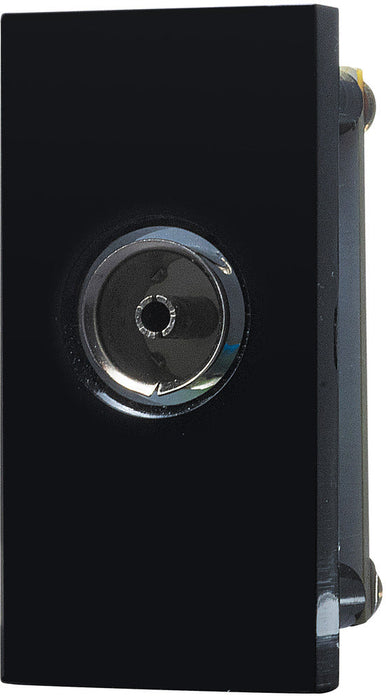 BG EMNSITVB Euro Module Co-Axial (Isolated) Connection - Black - westbasedirect.com