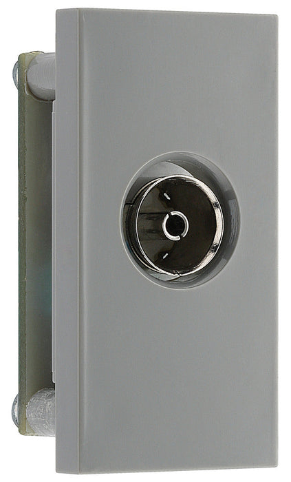 BG EMNSITVG Euro Module Co-Axial (Isolated) Connection - Grey - westbasedirect.com