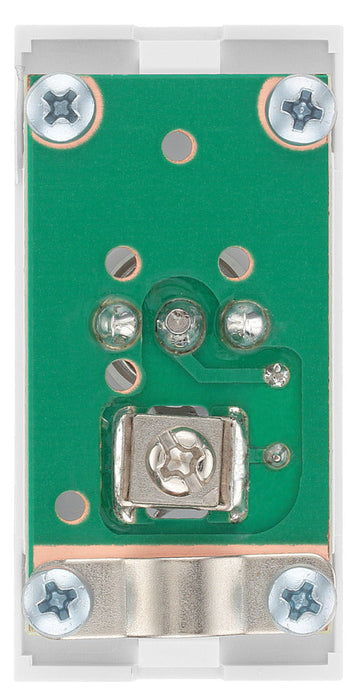 BG EMNSITVW Euro Module Co-Axial (Isolated) Connection - White - westbasedirect.com