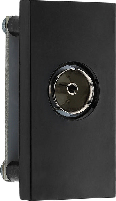 BG EMNSTVB Euro Module Co-Axial Connection - Black - westbasedirect.com