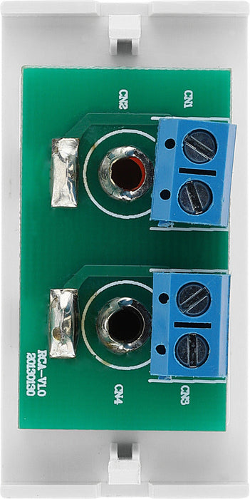 BG EMRCA2W Euro Module RCA x2 Outlet - White - westbasedirect.com