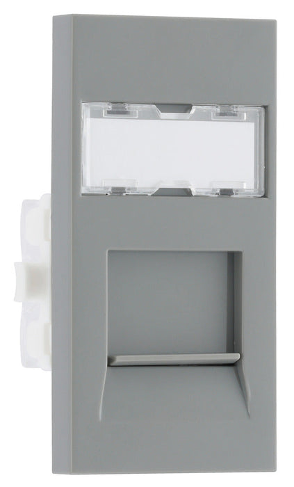 BG EMRJ45C6G Euro Module Data RJ45, CAT6 (IDC) - Grey - westbasedirect.com