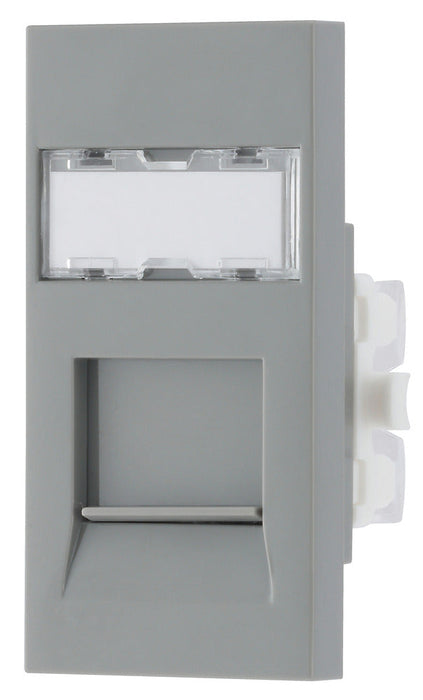 BG EMRJ45C6G Euro Module Data RJ45, CAT6 (IDC) - Grey - westbasedirect.com