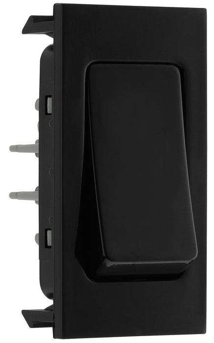 BG EMSW12B Euro Module 20AX 2-Way Switch - Black - westbasedirect.com