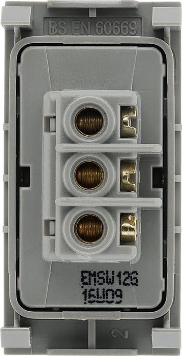 BG EMSW12G Euro Module 20AX 2-Way Switch - Grey - westbasedirect.com