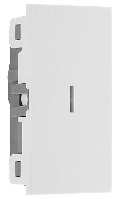 BG EMSW12KYW Euro Module 20AX 2-Way Key Switch - White - westbasedirect.com