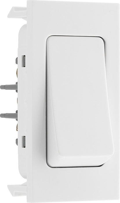 BG EMSW12W Euro Module 20AX 2-Way Switch - White - westbasedirect.com