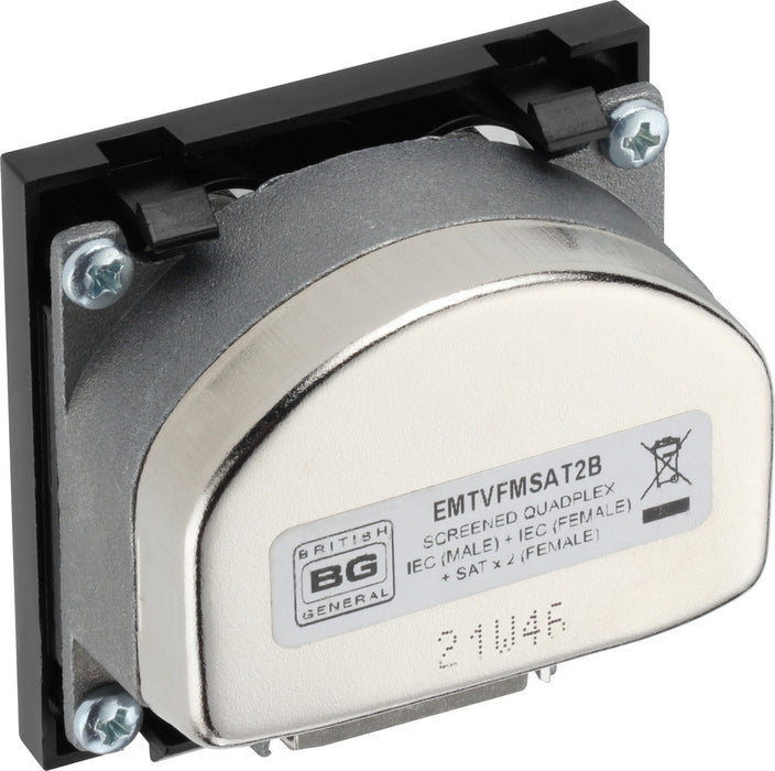 BG EMTVFMSAT2B Euro Module TV, Radio, Dual Satellite Module - Black - westbasedirect.com