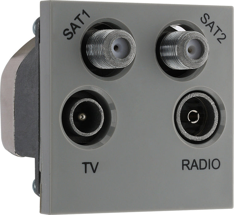 BG EMTVFMSAT2G Euro Module TV, Radio, Dual Satellite Module - Grey - westbasedirect.com