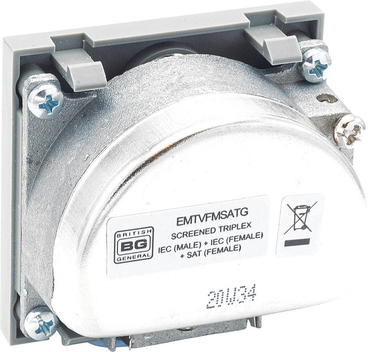 BG EMTVFMSATG Euro Module TV, Radio, Dual Satellite - Grey - westbasedirect.com