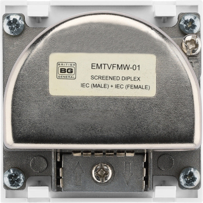 BG EMTVFMW Euro Module TV & Radio - White - westbasedirect.com