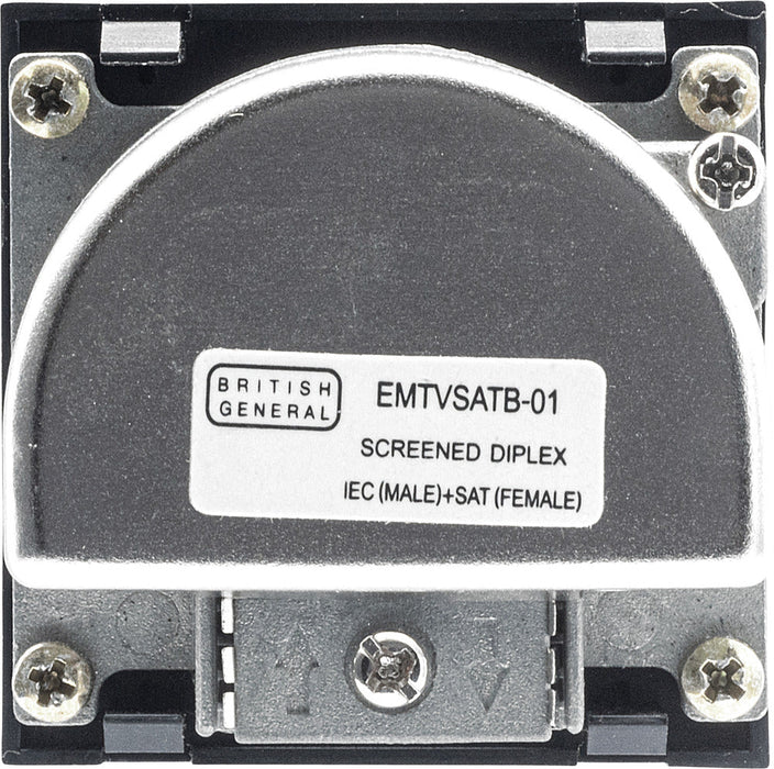 BG EMTVSATB Euro Module TV & Satellite - Black - westbasedirect.com