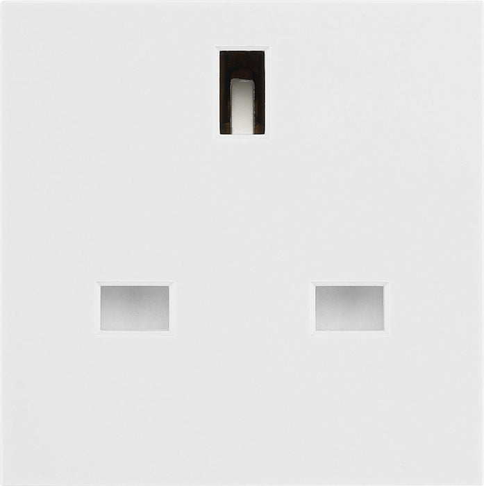 BG EMUKSW Euro Module 13A UK Unswitched Socket - White - westbasedirect.com