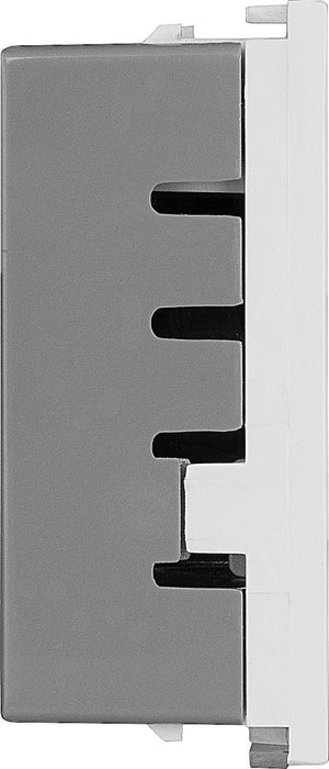 BG EMUSB3W Euro Module 3.1A USB Charger - White - westbasedirect.com