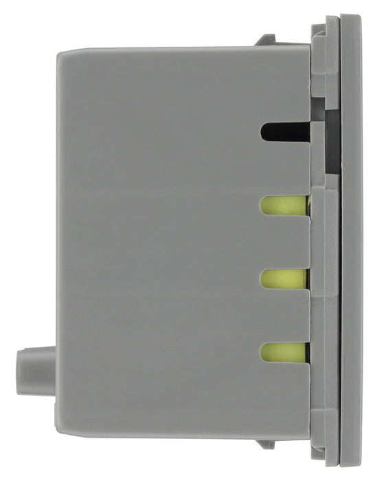 BG EMUSBAC45G Euro Module 2 Port A & C 45 USB Charging Module - Grey - westbasedirect.com