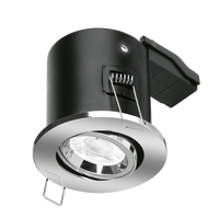 Aurora EN-FD102PC EFD GU10 Adjustable Lock Ring Aluminium Fire-Rated Downlight - Polished Chrome