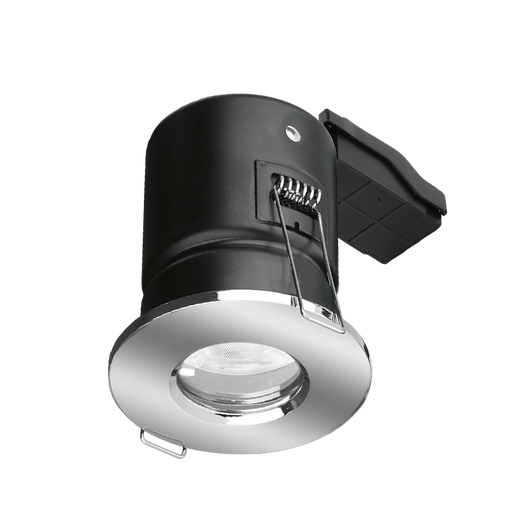Aurora EN-FD103PC EFD GU10 IP65 Aluminium Fire-Rated Downlight - Polished Chrome - westbasedirect.com