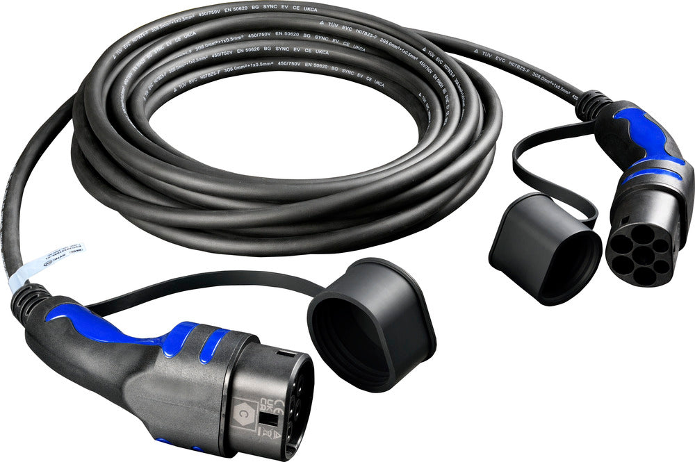 SyncEV EVC223210SL Mode 3 EV Charging Cable 10m Type 2 to Type 2 Single Phase - westbasedirect.com