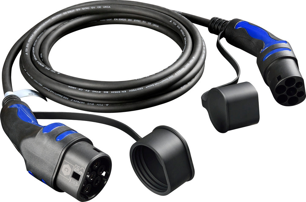 SyncEV EVC22325SL Mode 3 EV Charging Cable 5m Type 2 to Type 2 Single Phase - westbasedirect.com