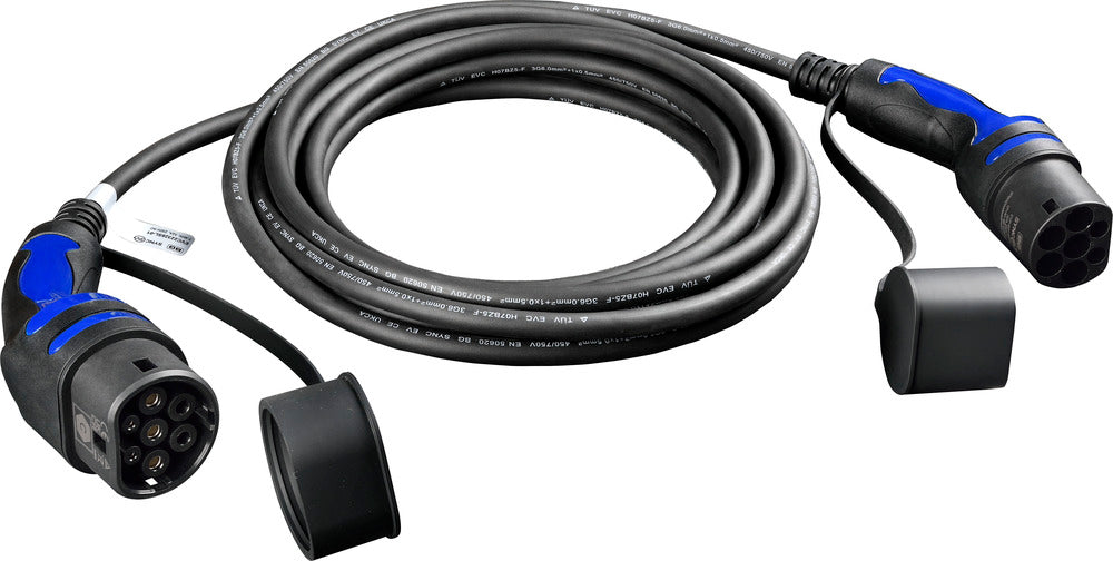 SyncEV EVC22328SL Mode 3 EV Charging Cable 8m Type 2 to Type 2 Single Phase - westbasedirect.com