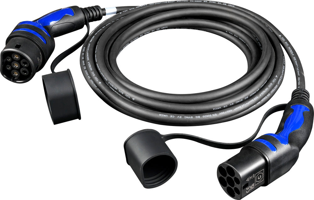 SyncEV EVC22328SL Mode 3 EV Charging Cable 8m Type 2 to Type 2 Single Phase - westbasedirect.com