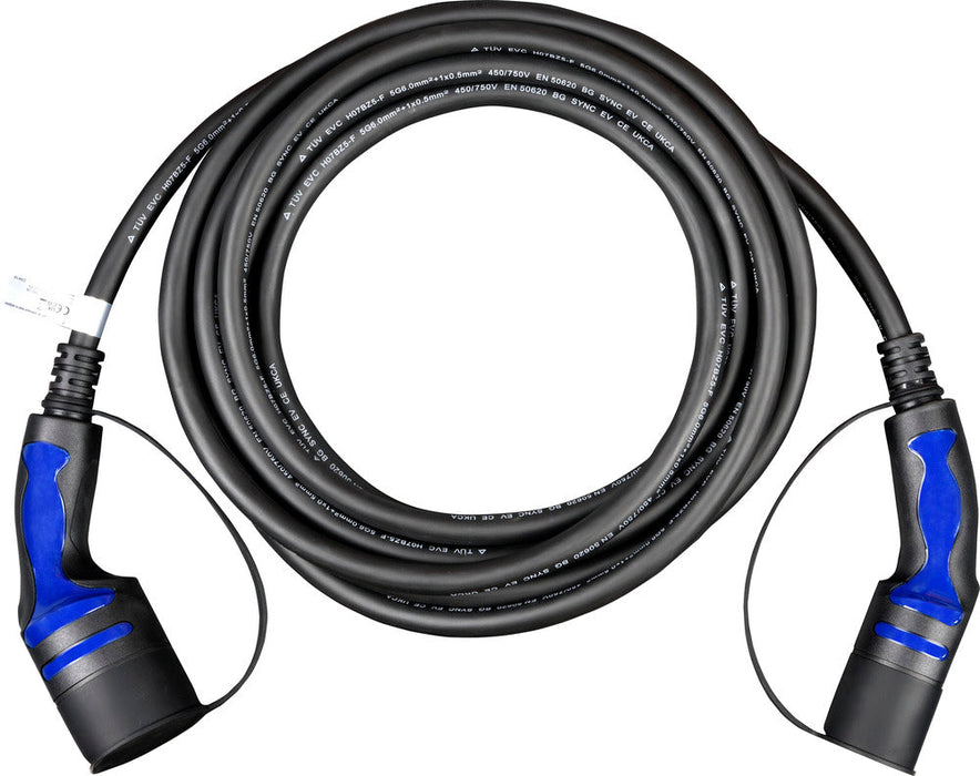 SyncEV EVC22328TL Mode 3 EV Charging Cable 8m Type 2 to Type 2 Three Phase - westbasedirect.com