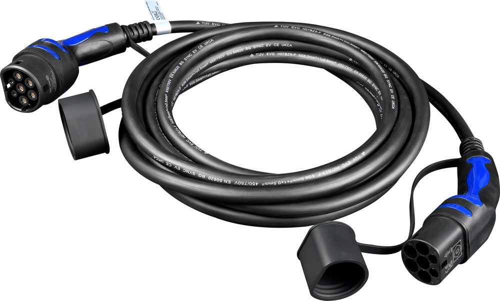 SyncEV EVC22328TL Mode 3 EV Charging Cable 8m Type 2 to Type 2 Three Phase - westbasedirect.com