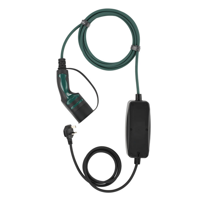 Masterplug EVCM221005 Mode 2 EV Charging Cable 5m 3 Pin UK Plug To Type 2 - westbasedirect.com